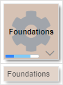 A task with progress that has been changed in the pull plan since the baseline was created, with baseline and live progress indicated in the progress bar