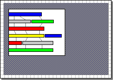 The background is displayed using the selected pattern and colours