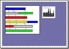 Draw a rounded rectangle under the picture