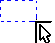 The dotted outline defines the size of the annotation