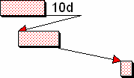 The middle task moved manually