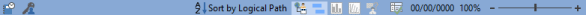 The status bar