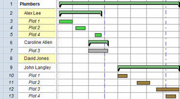 The Plot 3 allocation has been reassigned from the Alex Lee resource to the Caroline Allen resource