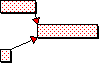 The link from the first task to the second is a driving link, as it has the steepest slope