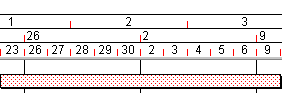The task spans over three weekly gridlines