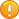 An orange circle with a white exclamation mark