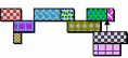 Overlapping tasks drawn below the main row of tasks