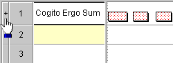 Click + to activate one-task-per-line mode