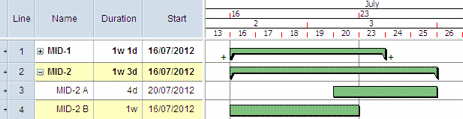 The first summary is closed; the second is open