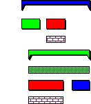 Objects that match the first criterion - tasks with a blue code
