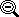 a magnifying glass with a minus in the centre