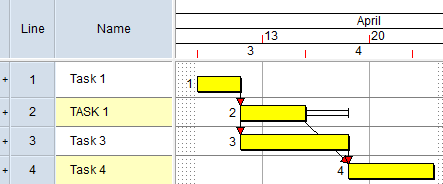 Task 1 and TASK 1 share the same name - despite the difference in capitalisation