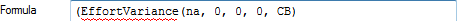 (EffortVariance(na, 0, 0, 0, CB)