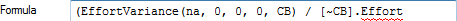 (EffortVariance(na, 0, 0, 0, CB) / [~CB].Effort