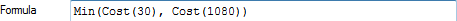 Min(Cost(30), Cost(1080))