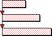 Vertical links displayed straight