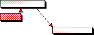 The reflected link appears with a dotted line