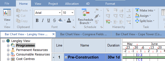 Tabs displayed with no tab colouring