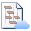 A document with a blue cloud
