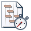 A document with a stopwatch