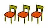Three chairs