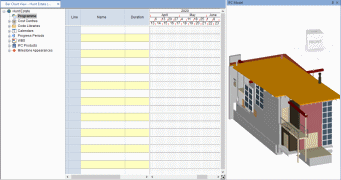 The IFC Model pane in the Powerproject window