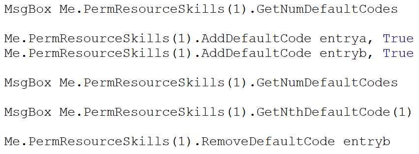 Four new OLE methods