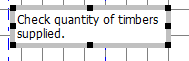 The text annotation appears selected in the bar chart