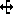 A left bracket with an arrow on either side