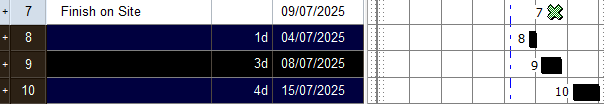 All three bars selected