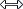 a double-headed arrow