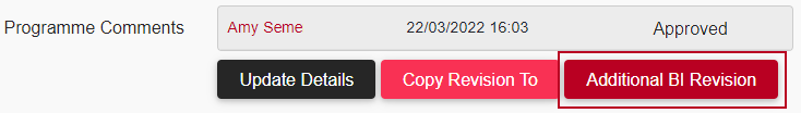 The new 'Additional BI Revision' button, highlighted