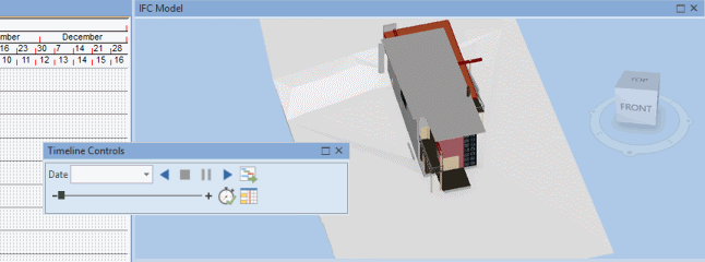 The dockable Timeline Controls pane