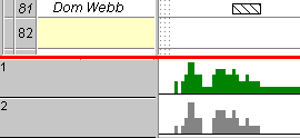 Drag this bar to resize the histogram pane