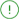 A green exclamation mark in a green outlined circle
