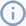 a grey circle containing a grey letter i