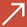 A diagonal arrow
