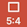 A rectangle with a width to height ratio of 5:4