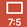 A rectangle with a width to height ratio of 7:5