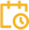 A yellow flipchart icon, overlaid by a yellow clockface
